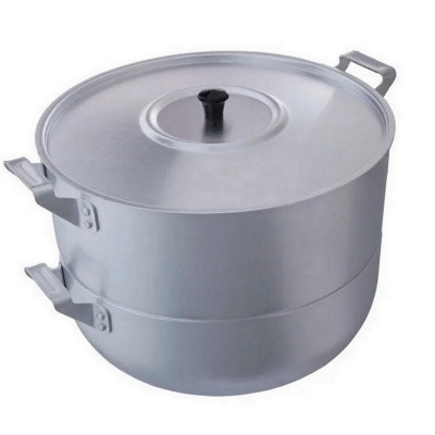 Мантоварка алюминиевая  4,5 л металлическая крышка 3 сетки Эконом Scovo