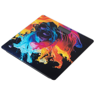 Весы напольные электронные стекло 180 кг 26*26 см USB LCD  дисплей EN-422B Energy