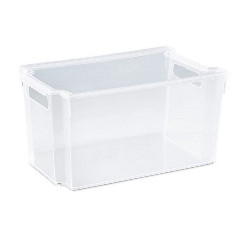 Фото Контейнер пластиковый  18 л 394*262*200 мм крышка прозрачный Модуль Violet