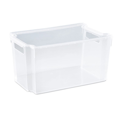 Контейнер пластиковый  18 л 394*262*200 мм крышка прозрачный Модуль Violet