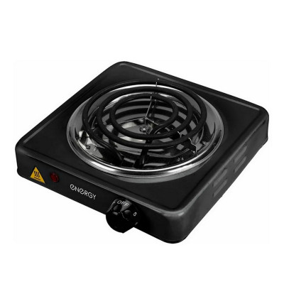 Электроплита одноконфорочная 1 кВт спираль 140 мм черный EN-902B Energy