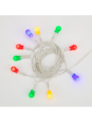 Гирлянда светодиодная 1,5 м 10 led батарейки 2*АА шарики Neon-night Гирлянда светодиодная 1,5 м 10 led батарейки 2*АА шарики Neon-night