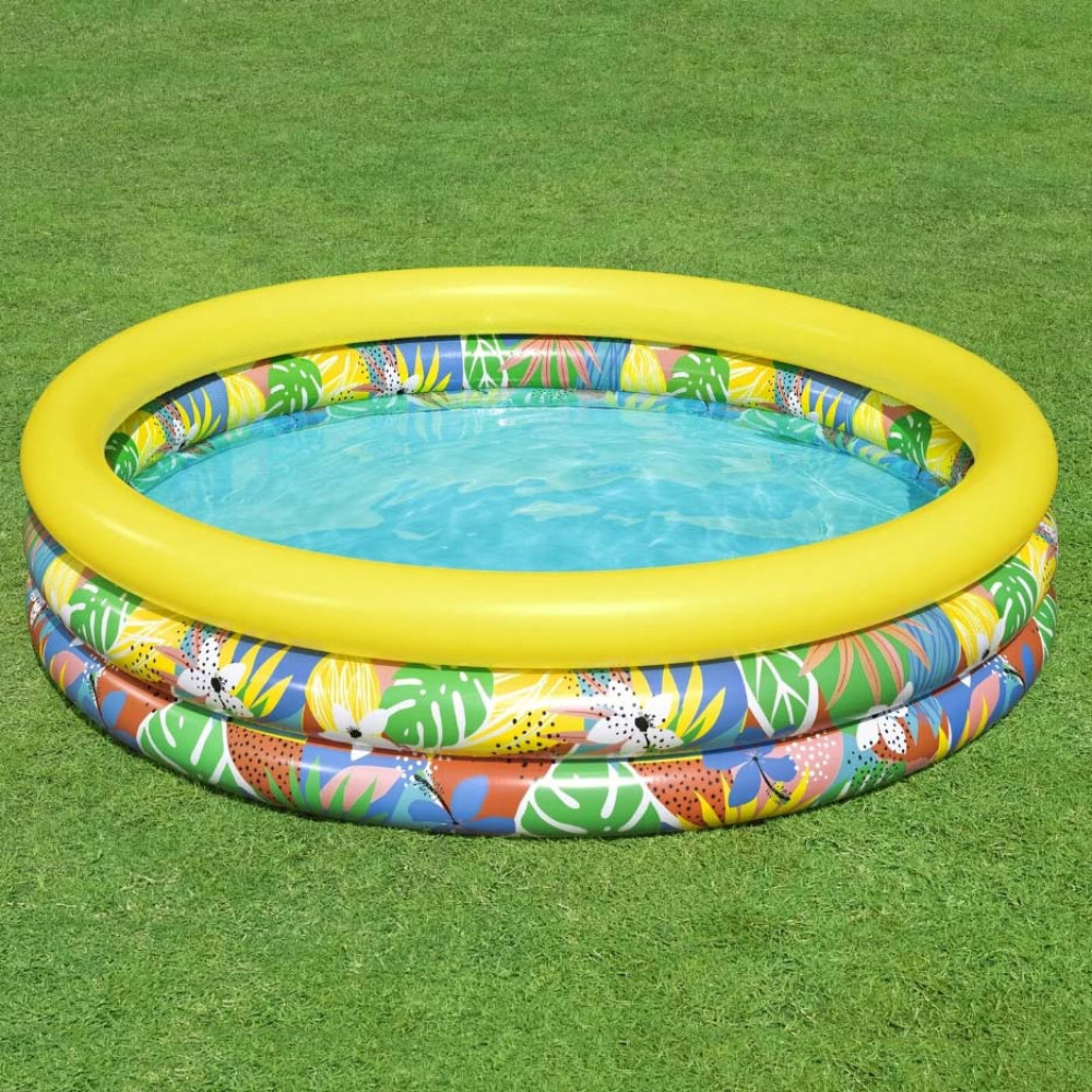 Бассейн надувной 168x38 см 508 л Jumbo Hippo Bestway