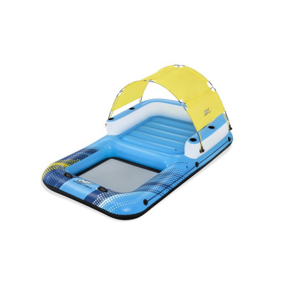Матрас-остров надувной 305*186*58 см с навесом Летний оазис BestWay