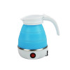 Мини фото Чайник силиконовый электрический 0,6 л 0,6 кВт складной голубой Baizheng