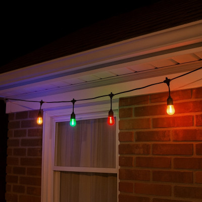 Гирлянда светодиодная 5 м 10 ламп уличная разноцветный NP-1261 Fex