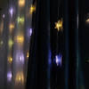 Мини картинка Гирлянда светодиодная 3х1 м занавес Звездочки мультиколор Fex