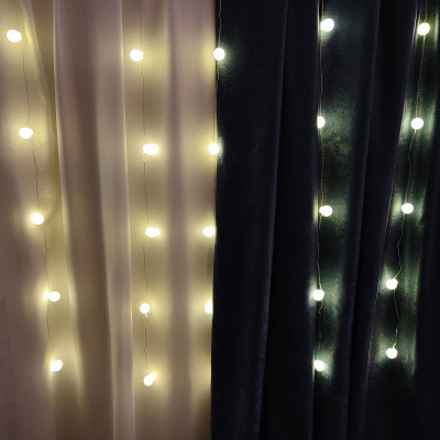 Гирлянда светодиодная 3х1 м шар желтый NP-1198 Fex Гирлянда светодиодная 3х1 м шар желтый NP-1198 Fex