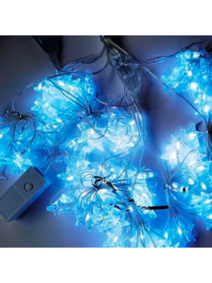 Гирлянда светодиодная  3*2 м 130 led звездочки белый Baizheng