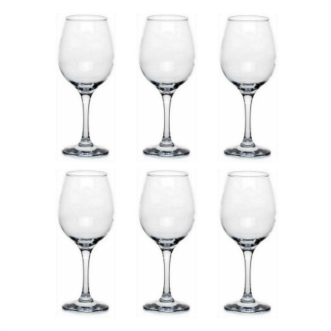 Набор стеклянный бокалов 6 шт 365 мл для вина Amber Pasabahce