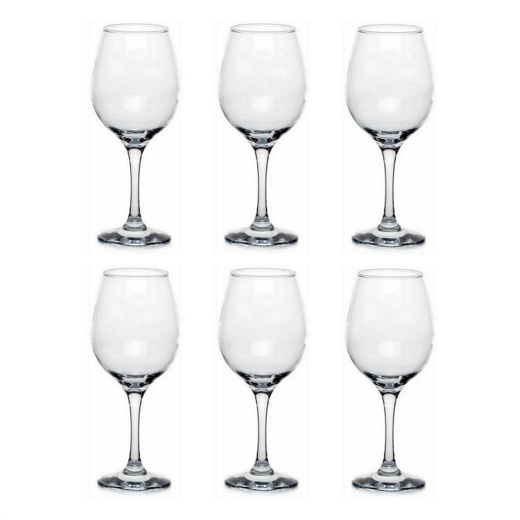 Набор стеклянный бокалов 6 шт 365 мл для вина Amber Pasabahce