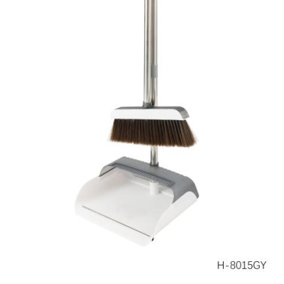 Набор пластиковый для уборки веник + совок 28*26,5*76/32*94 см разборная ручка серый Baizheng Набор пластиковый для уборки веник + совок 28*26,5*76/32*94 см разборная ручка серый Baizheng