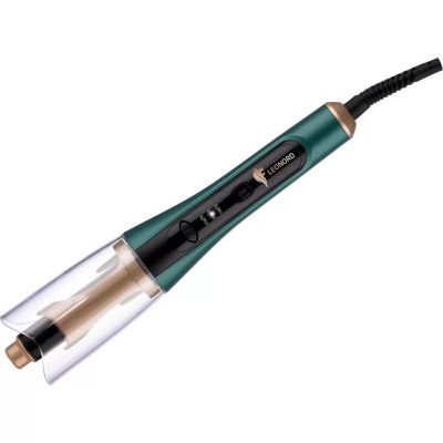 Плойка для завивки волос 40 Вт зелено-черный Leonord