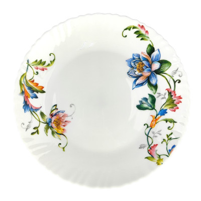 Тарелка стеклокерамическая обеденная 24 см Batic Коралл