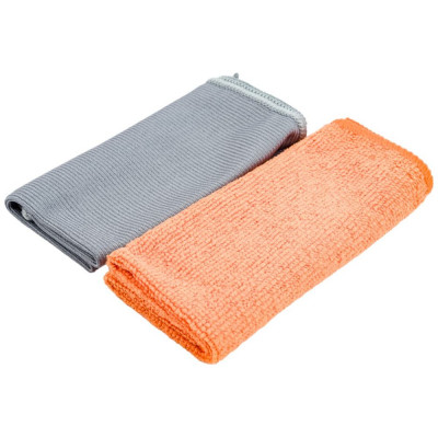 Салфетка микрофибра 2 шт 30х30 см для мытья стекл 200 гр/м2 Leonord Салфетка микрофибра 2 шт 30х30 см для мытья стекл 200 гр/м2 Leonord