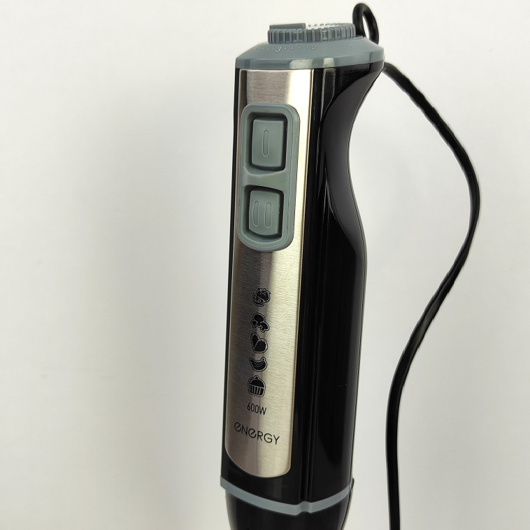 Изображение Блендер погружной  600 Вт нерж сталь 2 скор стакан черно-серый EN-133 Energy