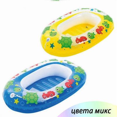 Лодка для плавания 102х69 см Подводный мир ассорти BestWay