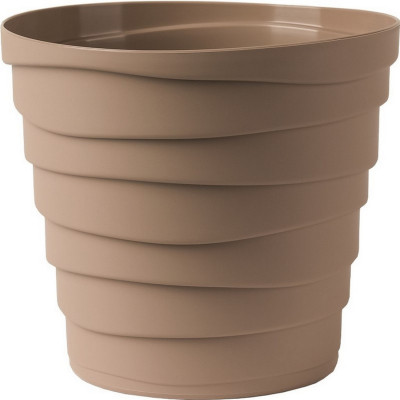 Кашпо пластиковое 0.9 л серебряный Бархан Bmc Кашпо пластиковое 0.9 л серебряный Бархан Bmc