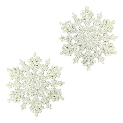 Набор елочных игрушек 2 ш Снежинки Волшебная страна