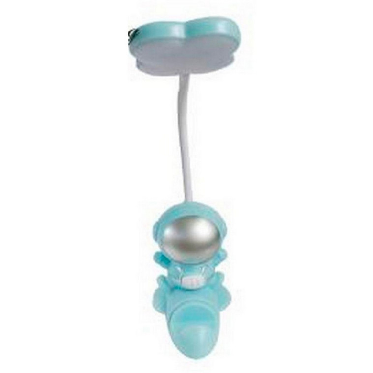 Лампа светодиодная настольная 6,5х10х28 см Космонавт на ракете BZ-SJ022  Baizheng