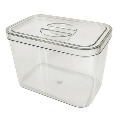 Контейнер пластиковый 200 мл 14,5х9,5х10 с крышкой прозрачный BZ-1917S Baizheng