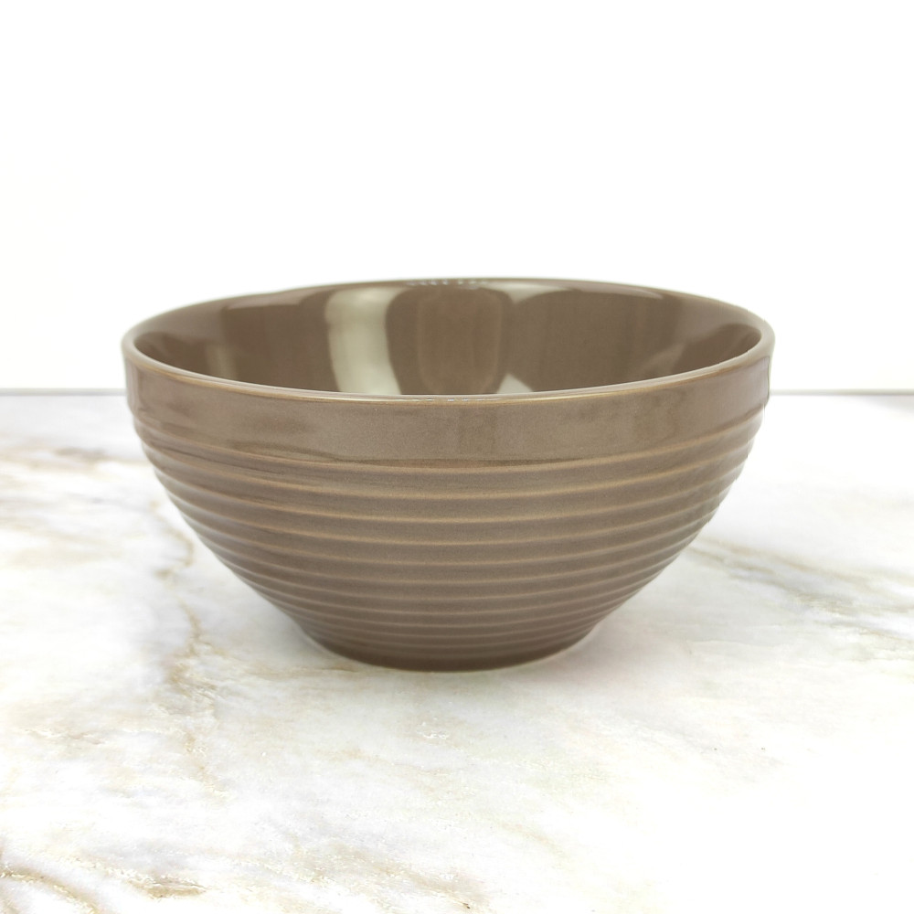 Салатник фарфоровый  15 см 800 мл Brown Коралл