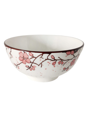 Салатник фарфоровый 15 см 700 мл Sakura Коралл Салатник фарфоровый 15 см 700 мл Sakura Коралл