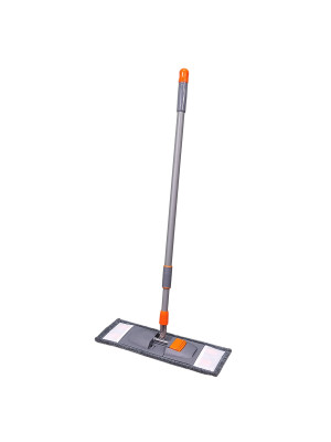Швабра металлическая 120 см насадка микрофибра 46*16 см телескоп серо-черны Mop Blesk Leonord Швабра металлическая 120 см насадка микрофибра 46*16 см телескоп серо-черны Mop Blesk Leonord
