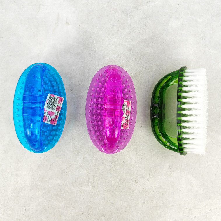 Фото Щетка-утюжок пластиковая 14.5х6.5х6 см цвет ассорти Baizheng