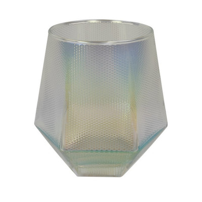 Стакан стеклянный 340 мл Emboss black Коралл