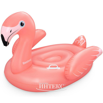 Игрушка для катания верхом 138*107 см до 45 кг Фламинго Intex