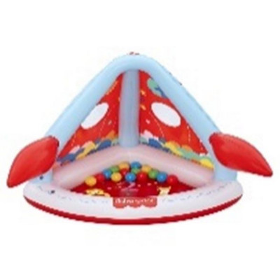 Бассейн надувной 114*89*91 см сухой с шариками BestWay