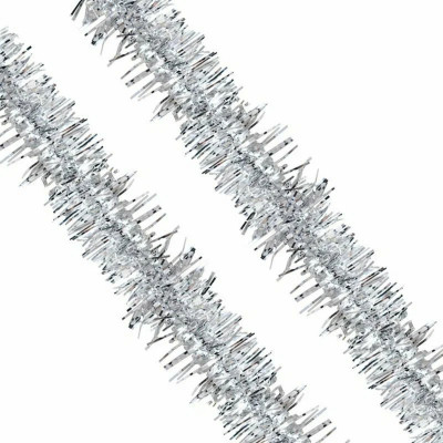Мишура  d-5 см длина 2 м серебро Искристая