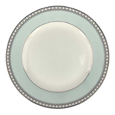 Тарелка фарфоровая десертная 19 см бело-золотой Chelsea Коралл Тарелка фарфоровая десертная 19 см бело-золотой Chelsea Коралл