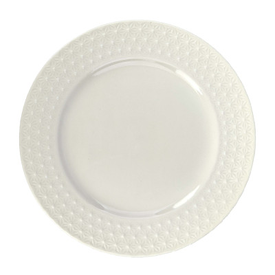 Тарелка фарфоровая десертная 20 см У колодца Коралл