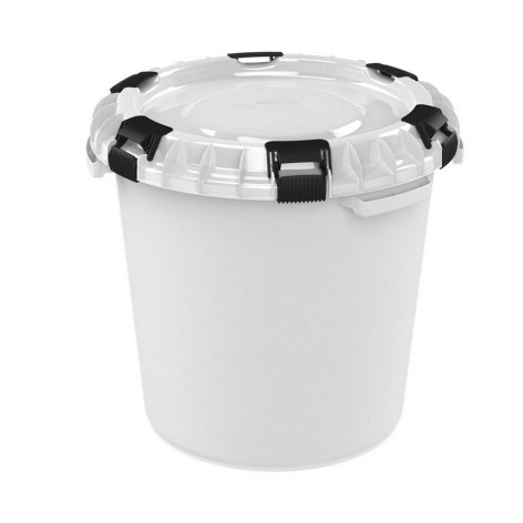 Бак пластиковый  80 л с герметичной крышкой пищевой Альт-Пласт