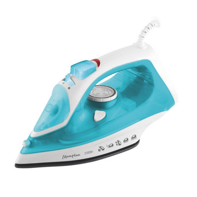 Утюг 2,3 кВт керамическая подошва 21,2 см паровой удар самоочистка бирюзовый МА-049 Матрена
