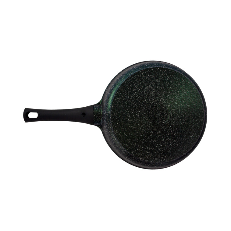 Картинка Сковорода алюминиевая 28 см Мегаполис Изумруд Горница