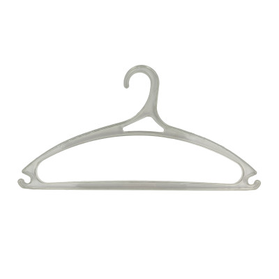 Вешалка пластиковая для одежды 41х21,5х1 см прозрачный микс BZ-2104 Baizheng