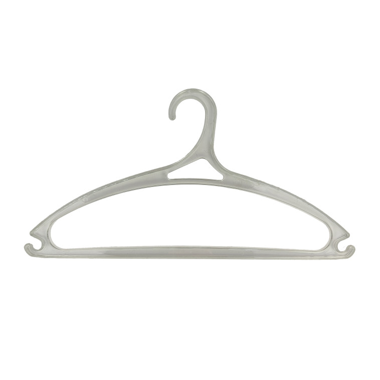 Вешалка пластиковая для одежды 41х21,5х1 см прозрачный микс BZ-2104 Baizheng