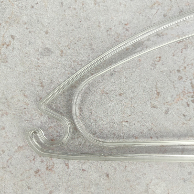 Изображение Вешалка пластиковая для одежды 41х21,5х1 см прозрачный микс BZ-2104 Baizheng