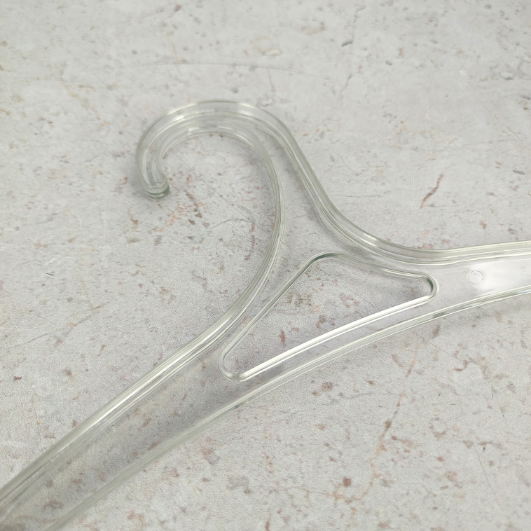 Картинка Вешалка пластиковая для одежды 41х21,5х1 см прозрачный микс BZ-2104 Baizheng