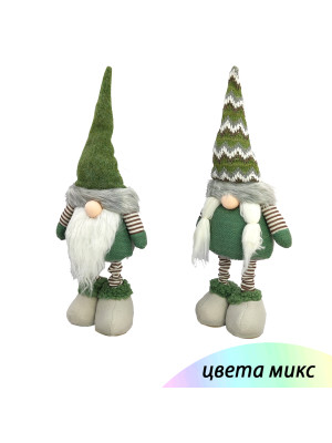 Фигурка новогодняя 50 см зеленый микс Гном NP-5094 Baizheng Фигурка новогодняя 50 см зеленый микс Гном NP-5094 Baizheng