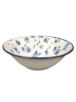 Салатник фарфоровый 17 см 600 мл Blue calico Коралл