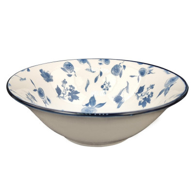 Салатник фарфоровый 17 см 600 мл Blue calico Коралл