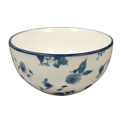 Салатник фарфоровый 14 см 650 мл Blue calico Коралл