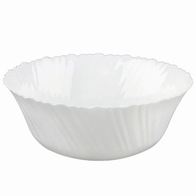 Салатник стеклокерамический 12 см 265 мл белый Dolche Vita Mallony