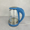 Миниатюра Чайник стеклянный электрический 1,5 л 2,2 кВт подсветка синий Е-279 Energy
