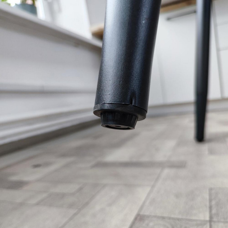 Мини фото №3 Стол керамогранит кухонный 120*70 см мрамор ножки металл черный 7B 2 кор Baizheng