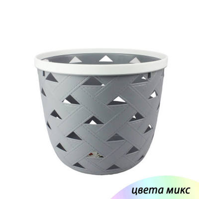 Корзина пластиковая 31,4х31,4х26,4 см для хранения в ассортименте Baizheng